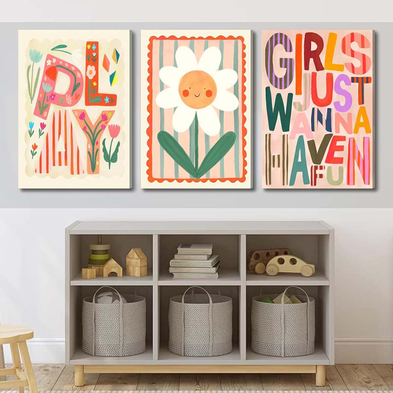 3 Piece Wrapped Canvas Wall Art
