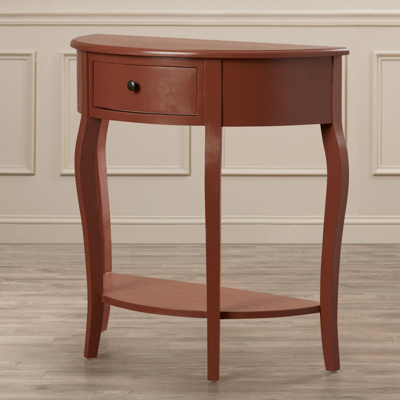 Console en bois massif 32,7 po Sadie, Brun Henna