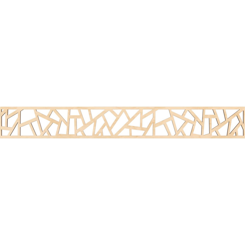 Moulure en bois Harrisburg, Bouleau, H 6 po x l 46,5 po x P 0,25 po