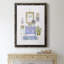 «Sketchy Bath II», peinture sur toile encadrée-1328345202-1328345201