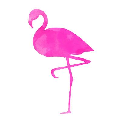 «Be Yourself» flamant rose