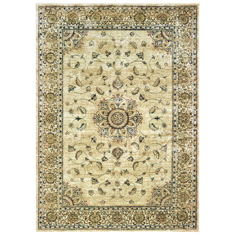 Tapis ivoire Jerrod, Rectangle 5 pi 3 po x 7 pi 6 po