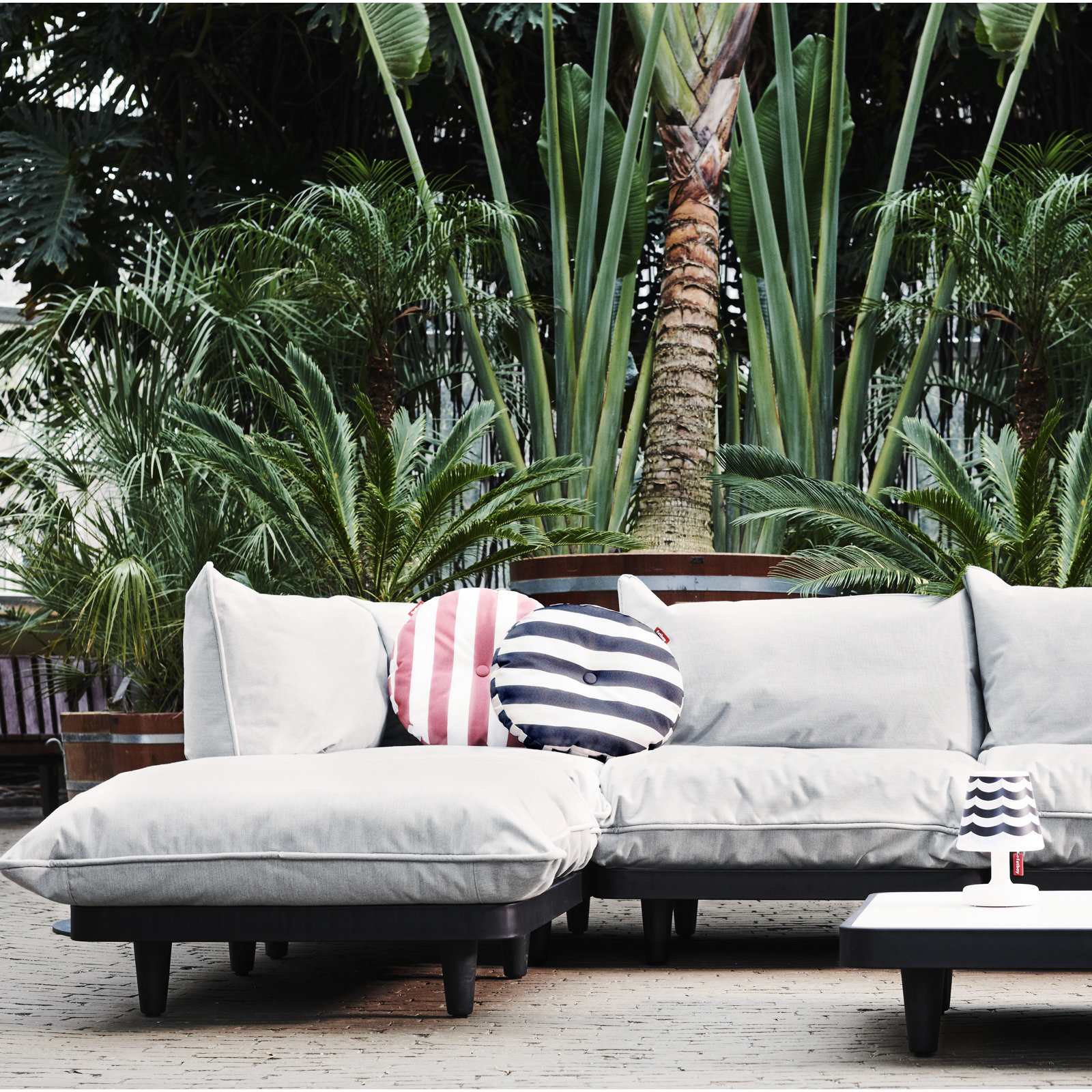 Paletti Sunbrella® Patio Lounge Chair, Olefin Mist