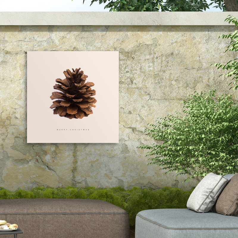 Florent Bodart  Merry Christmas 2 Outdoor  Canvas, H 14 po x l 14 po