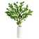 Primrue 21'' Faux Salal Plant in Ceramic Planter | Wayfair