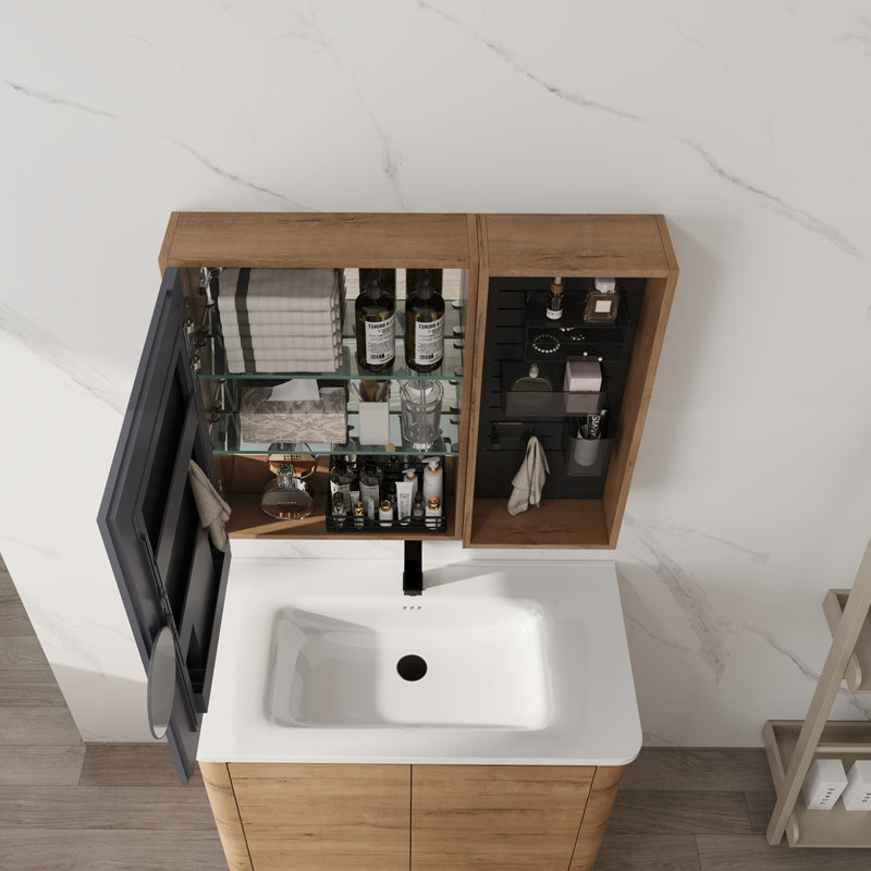 Armoire de salle de bain avec miroir