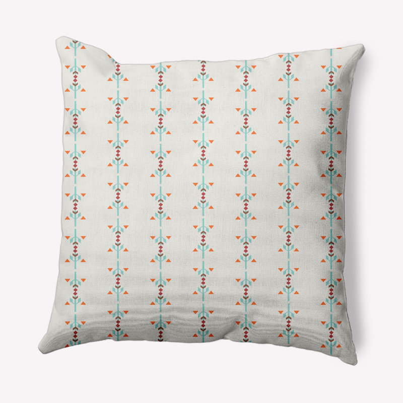 Striped Reversible Throw Pillow, Blue, 20" x 20"