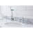 Copeland 33" Talll Stone Oval Console Bathroom Vanity with Faucet and Overflow-90921199