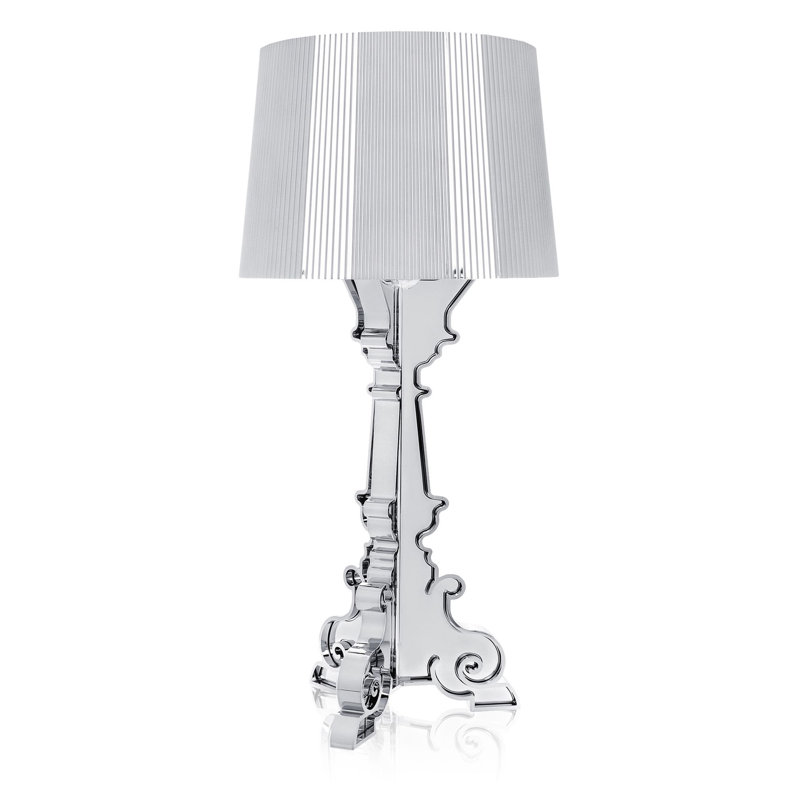 Bourgie Table Lamp, Silver