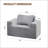 Sofa In A Box Foam Sofa Couch With Pillow