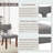 Linen Upholstered Dining Chairs (Set of 6)-239873496