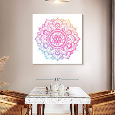 Kerner Gradient Floral Mandala