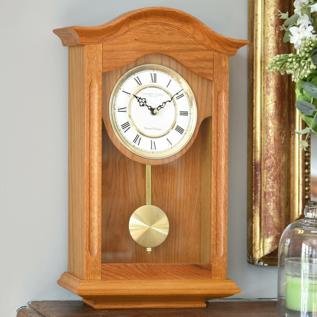 London Clock Company Wooden Pendulum Clock