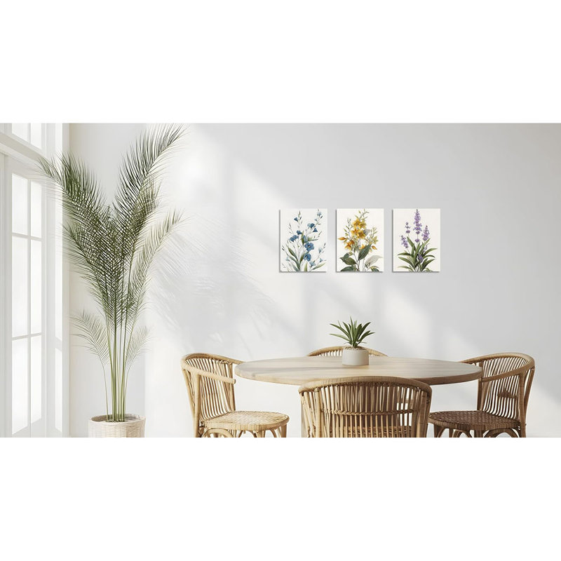 3 Piece Wrapped Canvas Wall Art