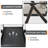 Aluminum 7 Piece Patio Chair Set, 7- Person Outdoor Seating Group -Patio Swivel Club Chairs, Couch and Tables-116794529