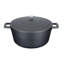 3pc Black Cast Aluminium Casserole Dish Set