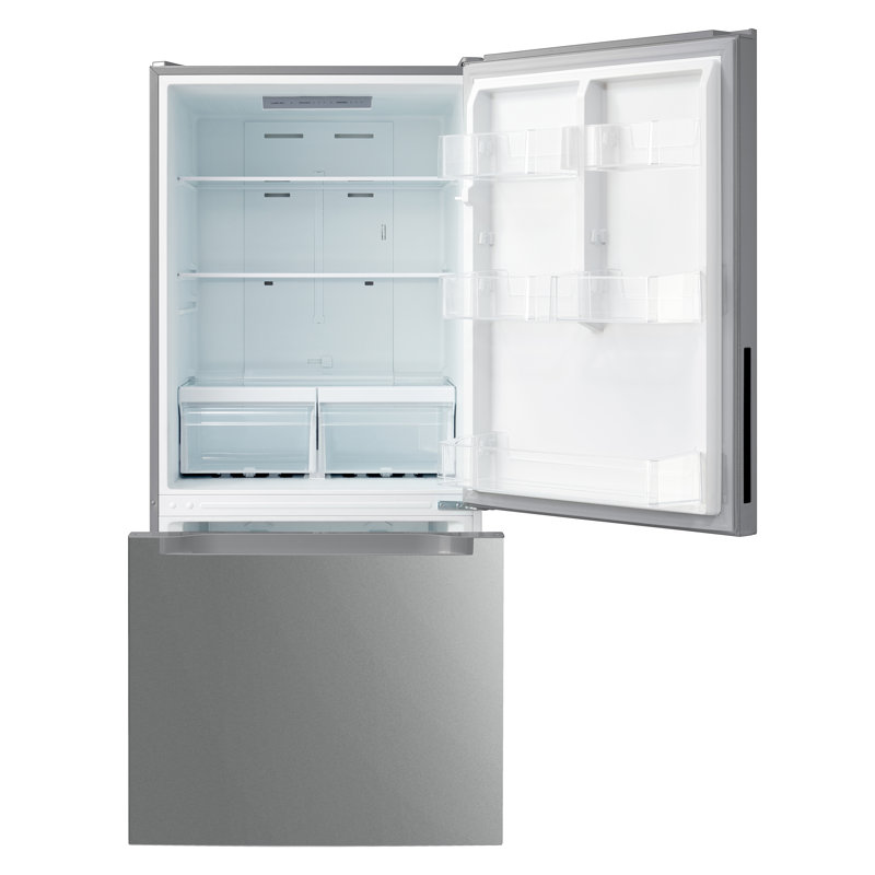 Crosley 18.7 Cu. Ft. Bottom-freezer Refrigerator, Stainless Steel