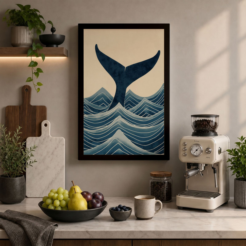 Print, 36x24 - 91.4 x 61.0 cm, Teal Border