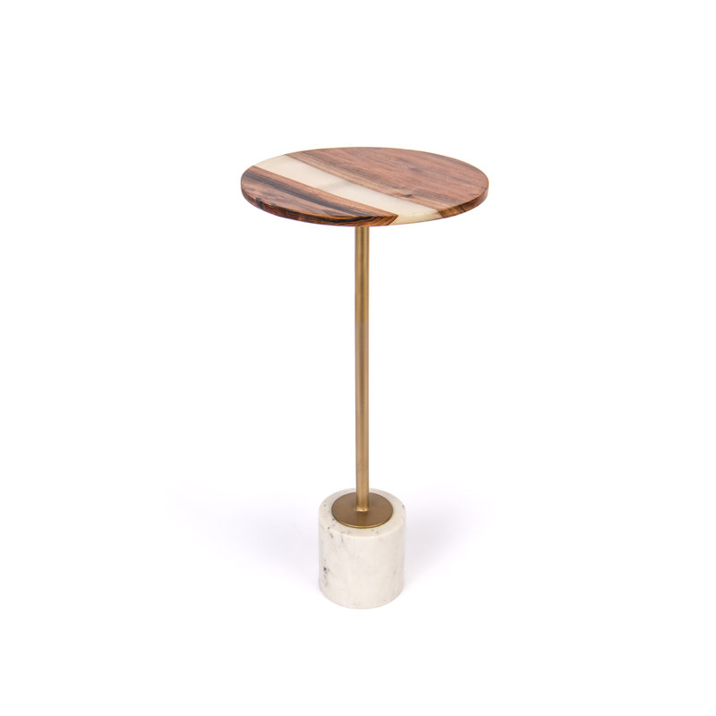 Table de bout carrée en résine