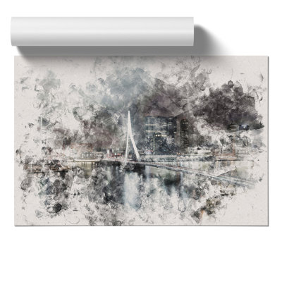 Rotterdam Skyline - No Frame Painting