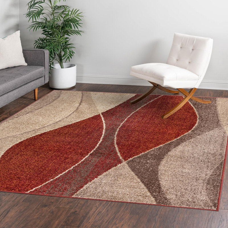 Tapis géométrique Alair, Carré 7 pi 10 po