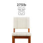 Upholstered Counter Stool with Solid Wood Frame-1893073809-1893073808