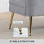 2 Seater Linen Loveseat-359416692