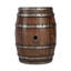 Calumet Rustic Barrel Side Table