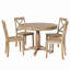 Ensemble de table de salle à manger moderne 5 pièces pour 4