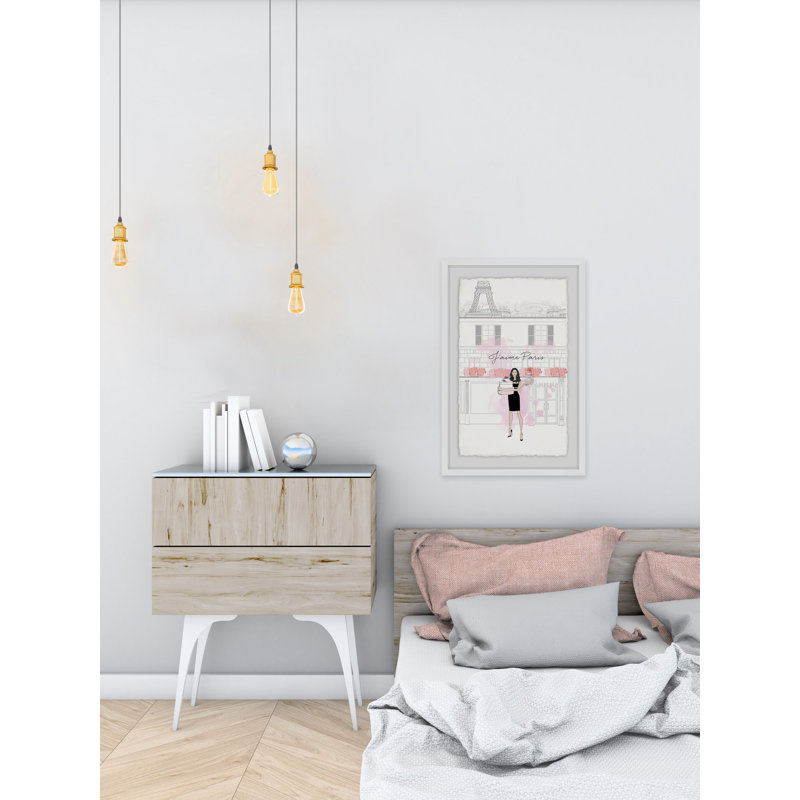 J'aime Paris by Loretta So - Single Picture Frame Print, 30cm H x 20cm W x 3.81cm D
