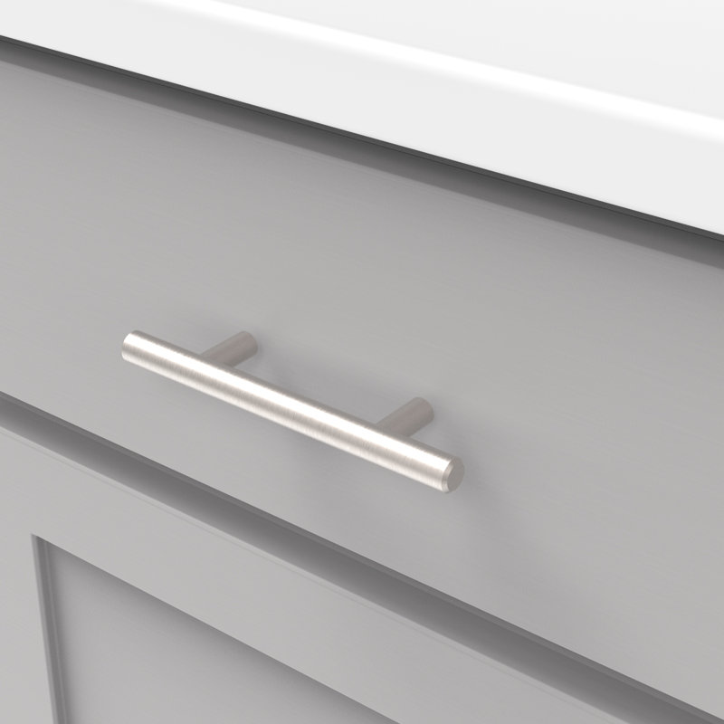 Belwith-Keeler Contemporary Bar Pull 5 1/16 in (128mm) Center To Center, Stainless Steel, 3.78"