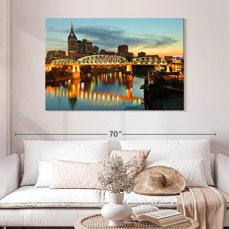 Pont Seigenthaler, Nashville, H 32 po x l 48 po