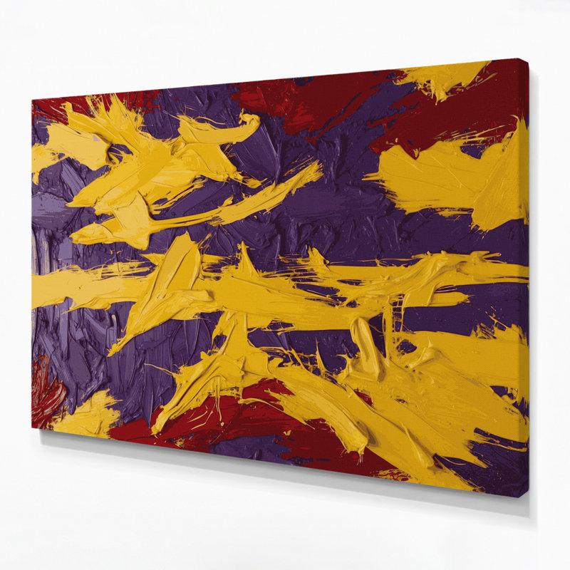 Neo Expressionism 52 Brown Canvas Wall Art