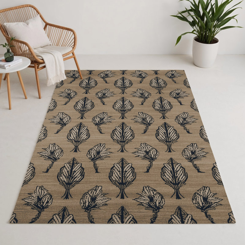 Tapis intérieur et extérieur ArtDeco, Rectangle 9 pi x 12 pi