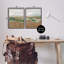 «Windblown Reeds Landscape Single Photo Frame» par Nikita Jariwala, 2 pièces sur toile-2032988090-2032185050