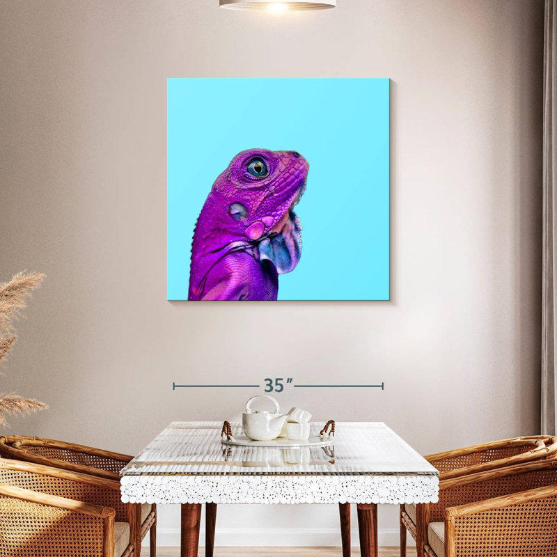 Crowle Lizard, 36" H x 36" W