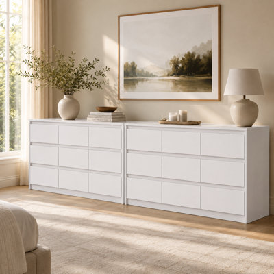 Meixi 2 Piece Bedroom Set (2 Dressers)