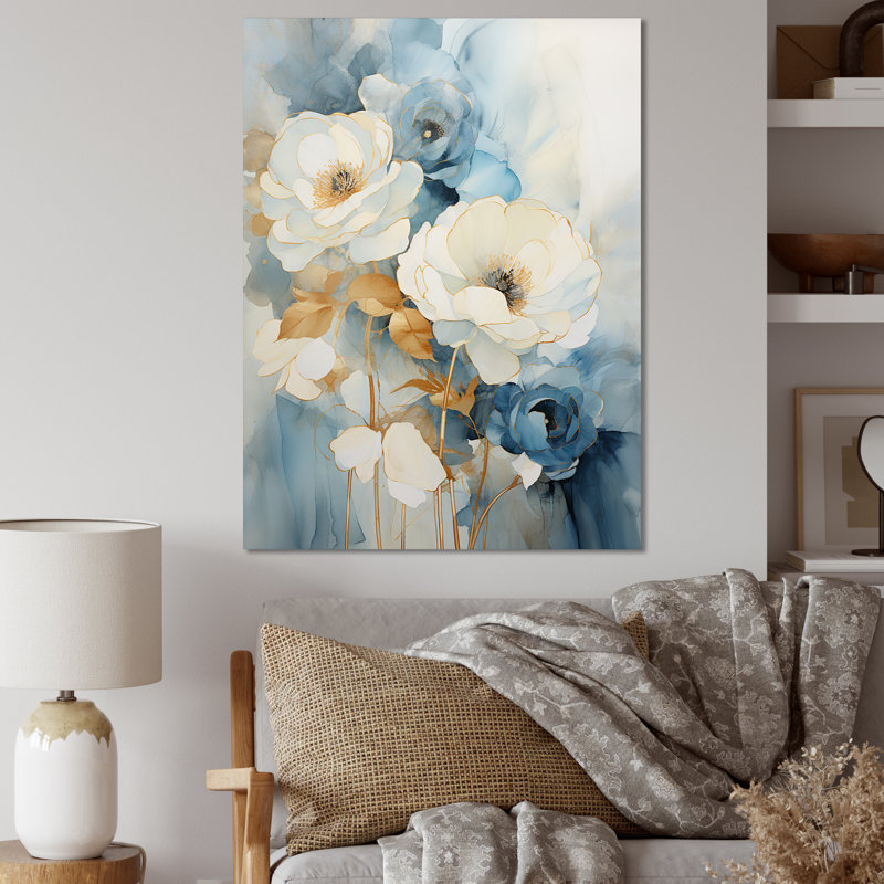 «Vivid Ranunculus Hues V», reproduction sur toile, Black Picture Framed, 44" H x 34" W