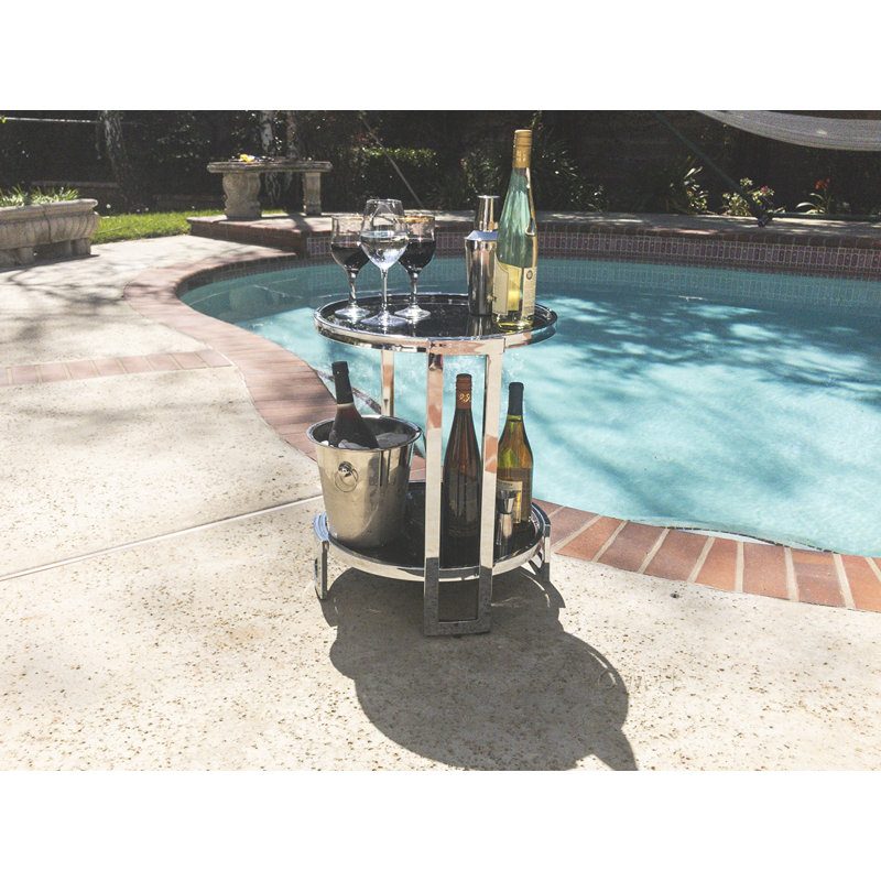 Glass Tray Top End Table
