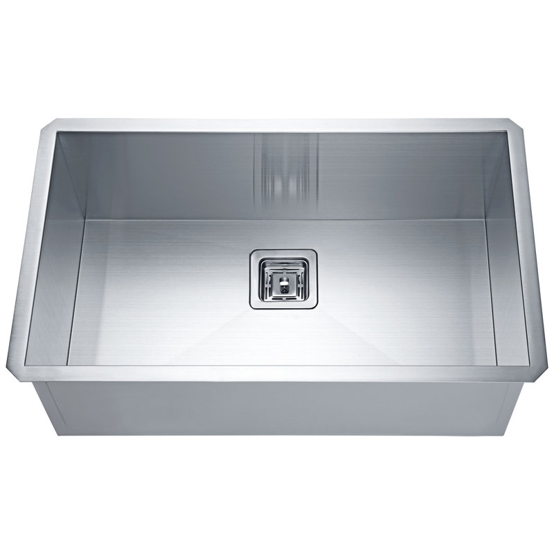Vanguard 30'' Stainless Steel Undermount Single Bowl Kitchen Sink