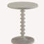 Table d'appoint circulaire blanche en bois-990562537