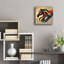  'Horse Head Abstract' by Rey Klimt Acrylic Glass Wall Art, 12" x 12"