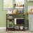 Alviso 35.4 in. W Steel Standard Baker's Rack with Microwave Compatibility with Wine Bottle Storage
