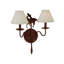Rustic Lodge 2 - Light Candle Wall Light
