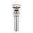 Waterfall Spout Single Handle Faucet For Bathroom Sink With Pop - Up Drain, Brushed Nickel, Rust, Stable Flow Style Stainless Steel, Flow, Easy To Press-128956901