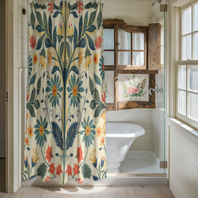 Rideau de douche Folk Spring - Premium
