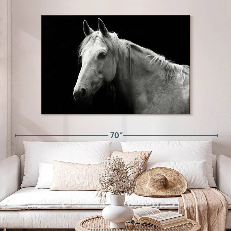 Brampt Horse Headshot, 34" H x 51" W