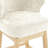 30.32" Swivel Bar Stool with Solid Rubberwood Frame and Metal Footrest-534547294