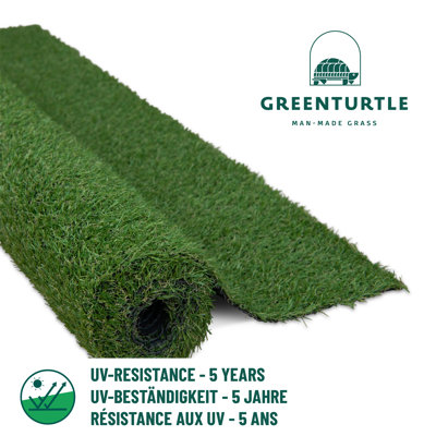Kunstrasen Teppich/Rolle Schildkröte in Grün