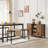 Turley Metal Base Dining Table-615216111